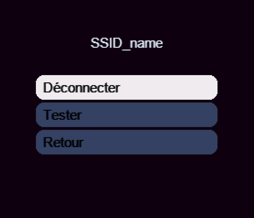 Déconnexion Wi-Fi