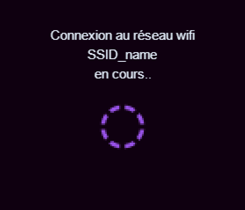 Connexion Wi-Fi