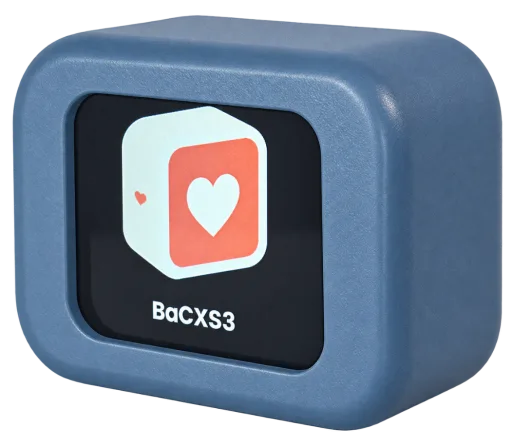 Boîte à Cœur XS3 coloris bleu nuit